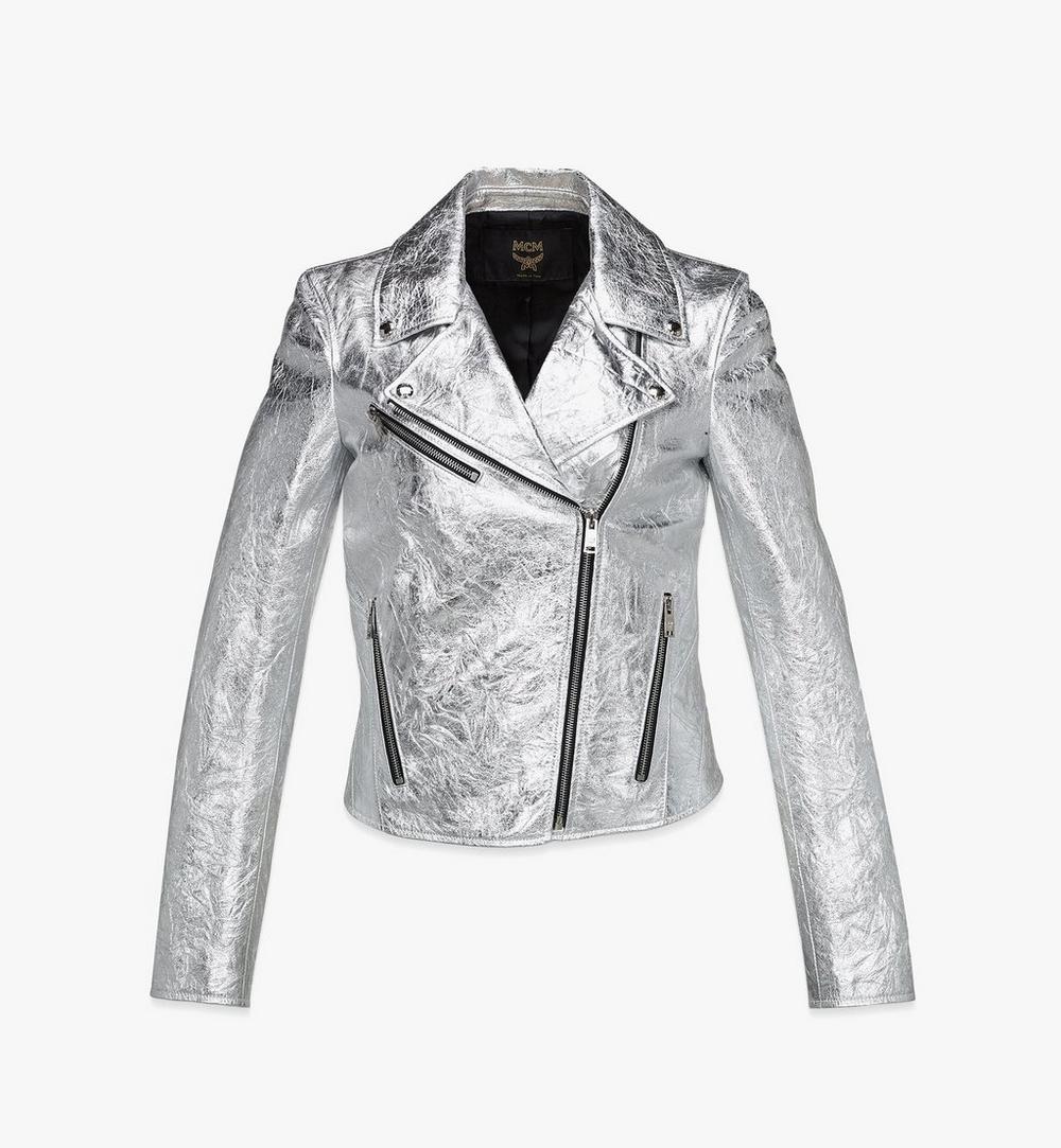 Rider Jacket in Metallic Lamb Leather 1